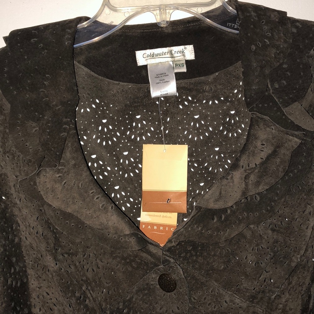 Vintage Leather Blazer - Picture 5 of 8